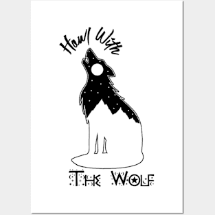 Howl With The Wolf Posters and Art